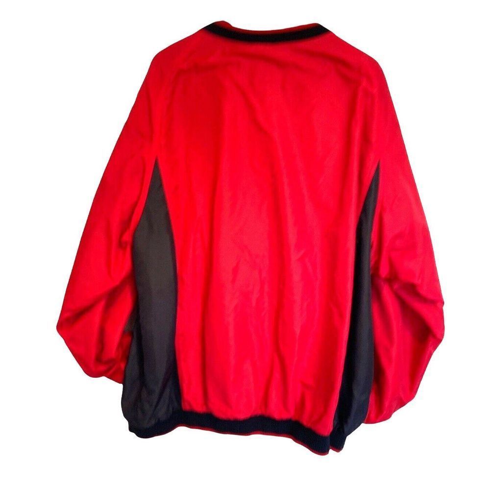 VTG Team Nike Northwestern Huskies Wind Breaker Jacket Pullover SZ 3XL Red - Picture 2 of 11